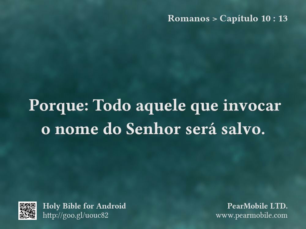 Romanos, Capítulo 10:13